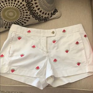 J crew watermelon shorts
